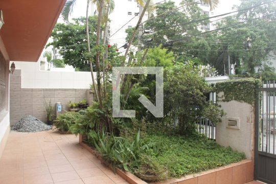 Jardim de casa para alugar com 3 quartos, 250m² em Ponta da Praia, Santos