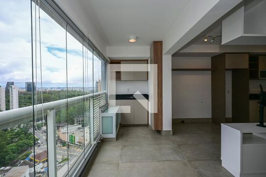 Varanda de apartamento à venda com 1 quarto, 40m² em Panamby, São Paulo