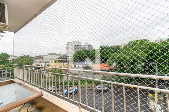 Varanda da Sala de apartamento à venda com 3 quartos, 78m² em Irajá, Rio de Janeiro