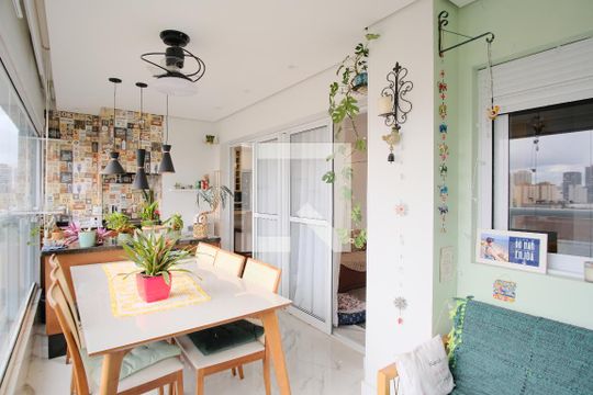 Varanda de apartamento à venda com 2 quartos, 84m² em Tatuapé, São Paulo