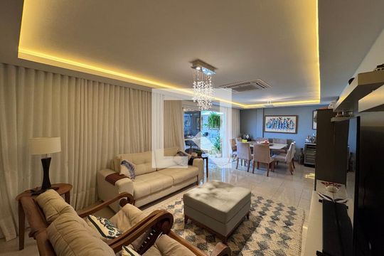 Sala de apartamento à venda com 4 quartos, 157m² em Recreio dos Bandeirantes, Rio de Janeiro