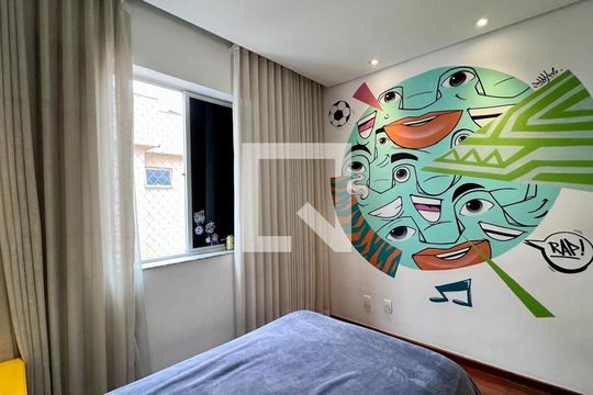 quarto  de apartamento à venda com 3 quartos, 170m² em Silveira, Belo Horizonte