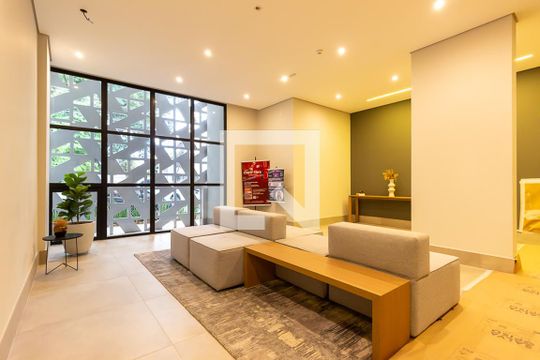 Hall de entrada de kitnet/studio à venda com 1 quarto, 26m² em Jardim das Acacias, São Paulo