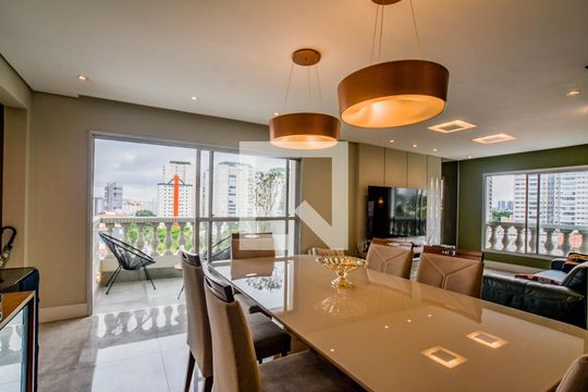 Sala de Jantar de apartamento à venda com 3 quartos, 140m² em Jardim Bela Vista, Santo André