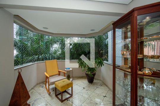 VARANDA de apartamento à venda com 4 quartos, 145m² em Buritis, Belo Horizonte