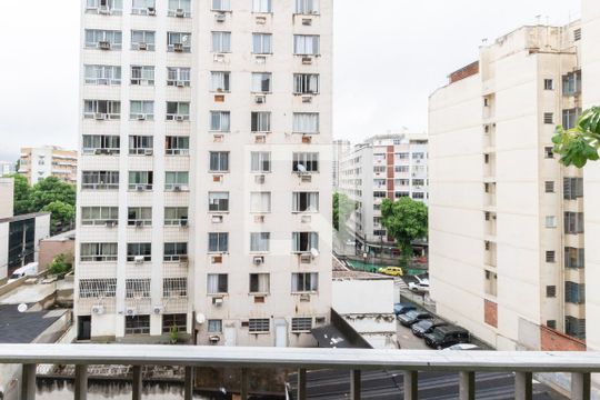 Varanda da Sala de apartamento para alugar com 3 quartos, 110m² em Maracanã, Rio de Janeiro