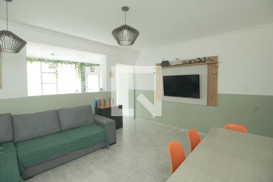 Sala de casa à venda com 3 quartos, 127m² em Vila Camilópolis, Santo André