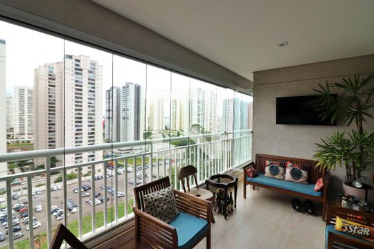 Varanda gourmet de apartamento para alugar com 3 quartos, 96m² em Centro, São Bernardo do Campo