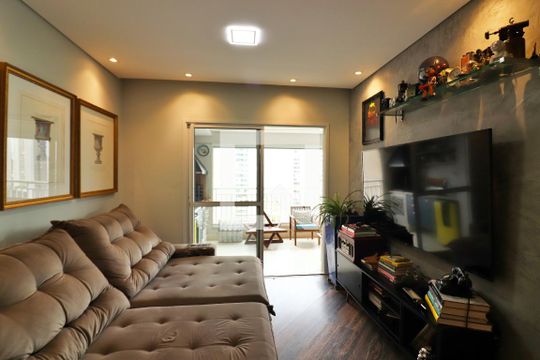 Sala  de apartamento para alugar com 3 quartos, 96m² em Centro, São Bernardo do Campo
