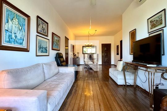 Sala de apartamento à venda com 2 quartos, 113m² em Lagoa, Rio de Janeiro