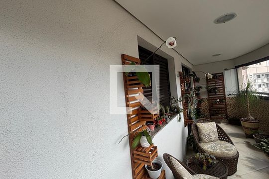 Sala - Sala de Jantar Varanda de apartamento à venda com 3 quartos, 141m² em Vila Assunção, Santo André