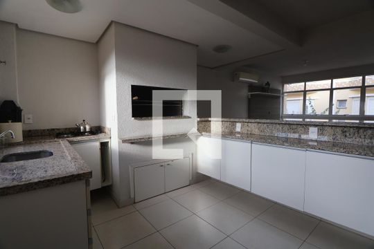 Área comum - Salão de festas de casa de condomínio para alugar com 3 quartos, 150m² em Marechal Rondon, Canoas