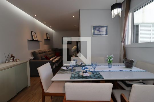 Sala de Jantar de apartamento à venda com 4 quartos, 144m² em Parque das Nações, Santo André