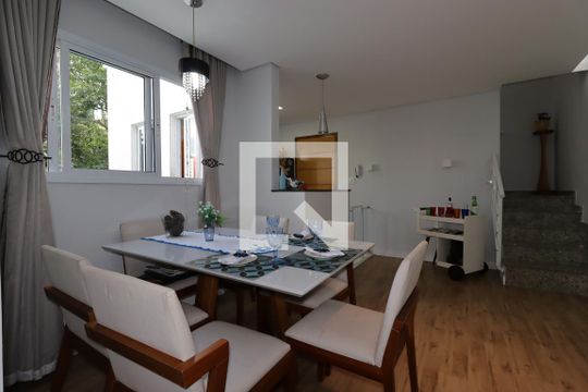 Sala de Jantar de apartamento à venda com 4 quartos, 144m² em Parque das Nações, Santo André