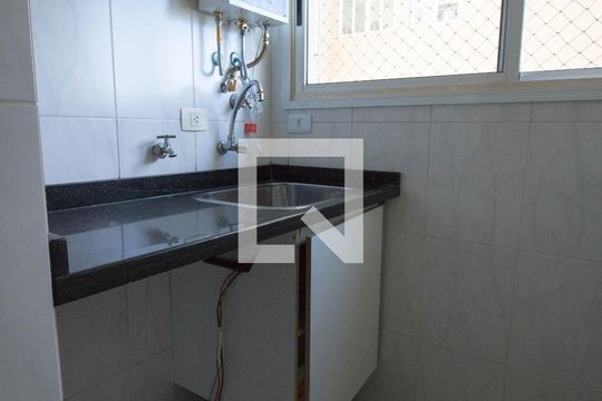 Área de serviço de apartamento à venda com 1 quarto, 64m² em Jardim, Santo André