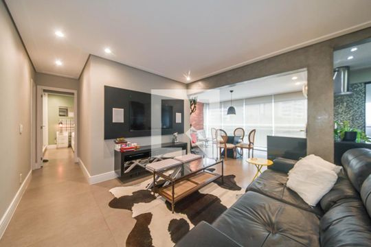 Sala de apartamento para alugar com 2 quartos, 80m² em Cidade Monções, São Paulo