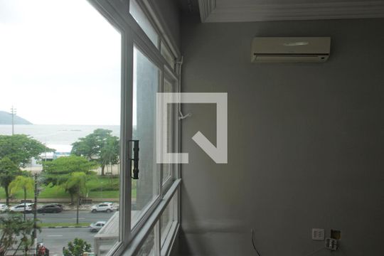 Sala de apartamento para alugar com 3 quartos, 148m² em Boqueirão, Santos