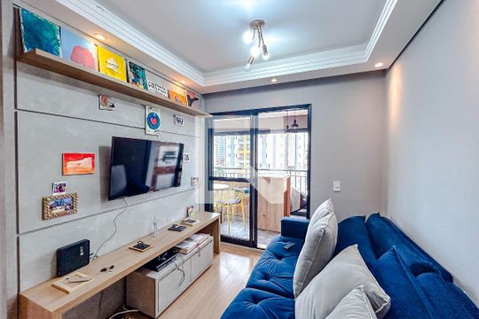 Sala de apartamento à venda com 3 quartos, 72m² em Vila Matilde, São Paulo