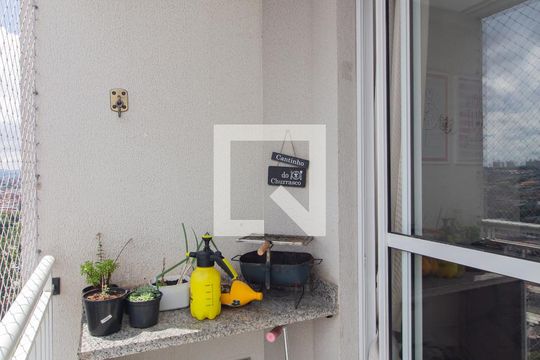 Varanda da Sala de apartamento à venda com 2 quartos, 55m² em Vila Santana, São Paulo
