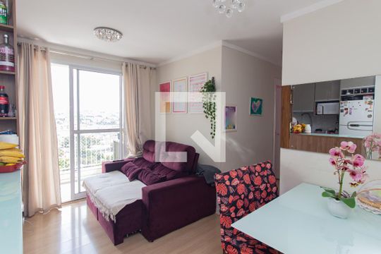 Sala de apartamento à venda com 2 quartos, 55m² em Vila Santana, São Paulo