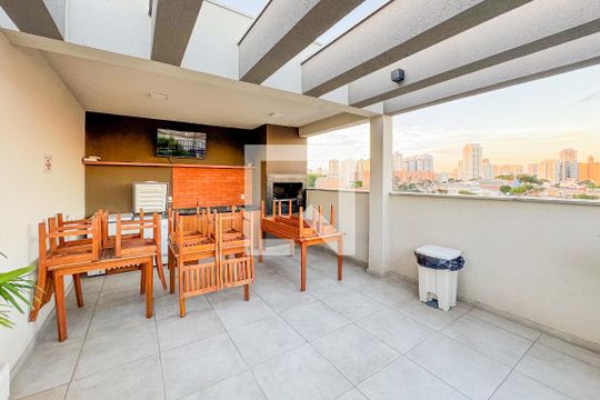 Churrasqueira de apartamento para alugar com 2 quartos, 55m² em Mooca, São Paulo