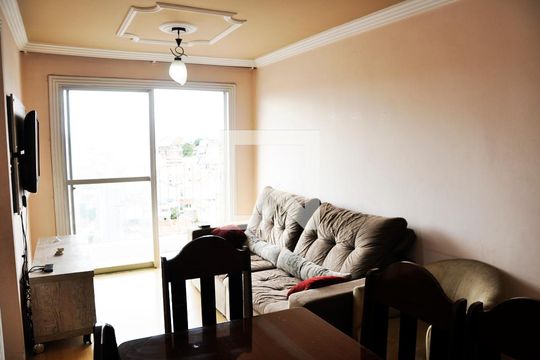 Detalhe - Sala e Sala de Jantar de apartamento à venda com 2 quartos, 56m² em Vila Amélia, São Paulo