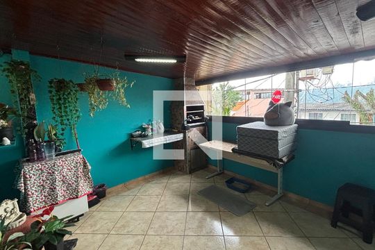 Sala - Varanda de casa à venda com 3 quartos, 106m² em Condomínio Maracanã, Santo André
