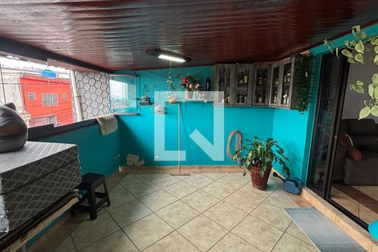 Sala - Varanda de casa à venda com 3 quartos, 106m² em Condomínio Maracanã, Santo André