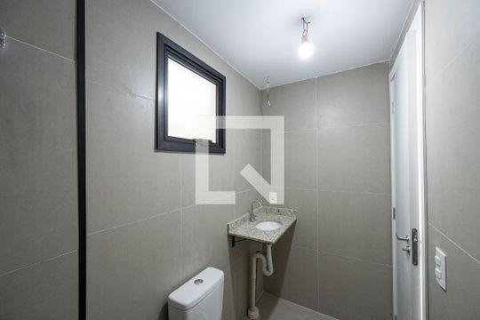 Banheiro Social de kitnet/studio à venda com 1 quarto, 24m² em Vila da Saúde, São Paulo