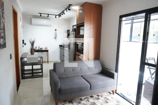 Sala de apartamento à venda com 1 quarto, 80m² em Vila Dom Pedro Ii, São Paulo