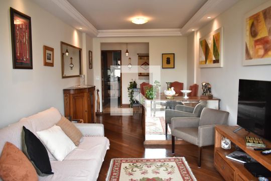 Sala de apartamento à venda com 3 quartos, 94m² em Bosque da Saúde, São Paulo