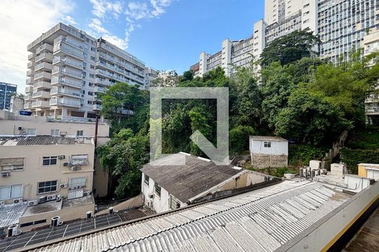 Varanda da sala - vista de apartamento para alugar com 3 quartos, 111m² em Botafogo, Rio de Janeiro