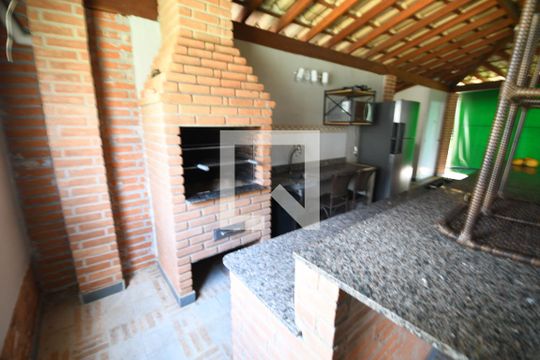Área comum - Churrasqueira de casa de condomínio à venda com 3 quartos, 80m² em Parque Imperador, Campinas
