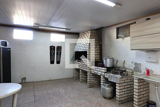 Área comum - Salão de festas de apartamento para alugar com 1 quarto, 49m² em Bom Jesus, Porto Alegre