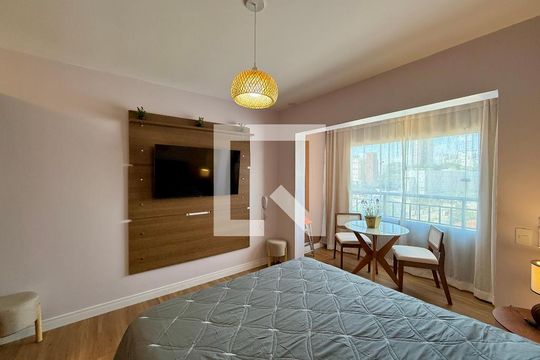 Quarto  de kitnet/studio à venda com 1 quarto, 27m² em Santo Amaro, São Paulo