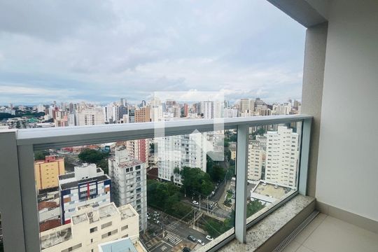 Varanda da Sala/Cozinha de apartamento à venda com 1 quarto, 41m² em Centro, Campinas