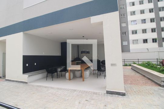 Área comum - Churrasqueira de apartamento para alugar com 2 quartos, 35m² em Jardim Sabara, São Paulo