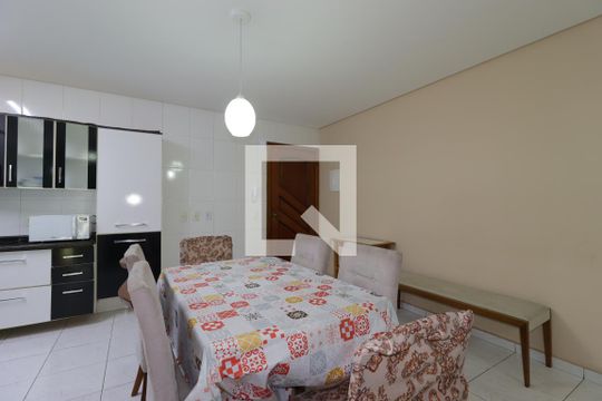 Sala de Jantar de apartamento à venda com 2 quartos, 73m² em Vila Curuçá, Santo André