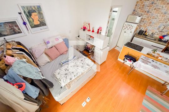 Quarto e Sala de apartamento à venda com 1 quarto, 39m² em Cambuci, São Paulo