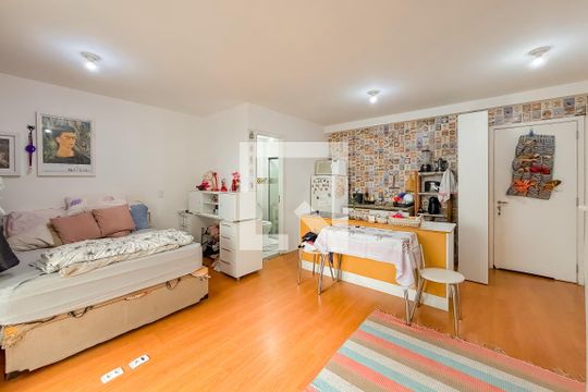 Sala e Quarto de apartamento à venda com 1 quarto, 39m² em Cambuci, São Paulo