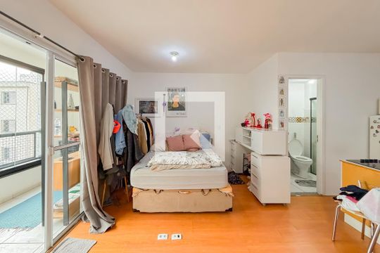 Quarto e Sala de apartamento à venda com 1 quarto, 39m² em Cambuci, São Paulo