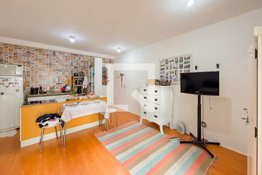 Sala e Quarto de apartamento à venda com 1 quarto, 39m² em Cambuci, São Paulo