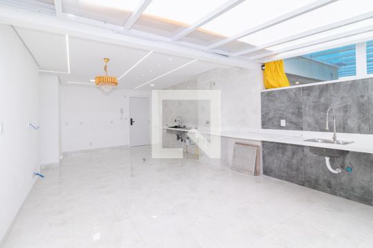 Sala/Cozinha de apartamento à venda com 2 quartos, 87m² em Vila Ré, São Paulo