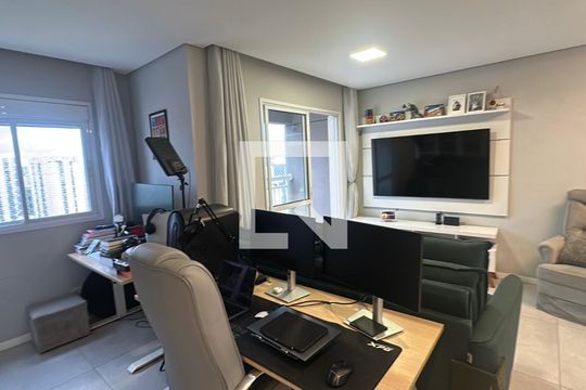 Sala de apartamento à venda com 3 quartos, 74m² em Centro, Barueri