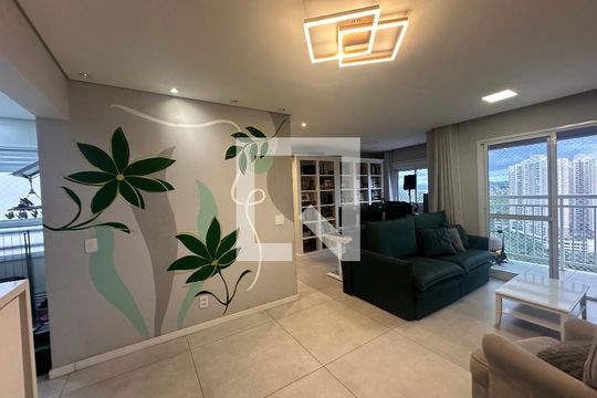 Sala de apartamento à venda com 3 quartos, 74m² em Centro, Barueri