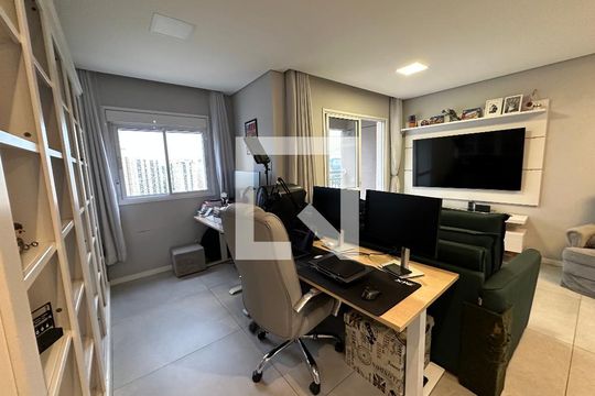 Sala de apartamento à venda com 3 quartos, 74m² em Centro, Barueri