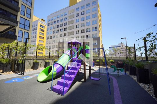 Área comum - Playground de kitnet/studio para alugar com 1 quarto, 31m² em Trindade, Florianópolis