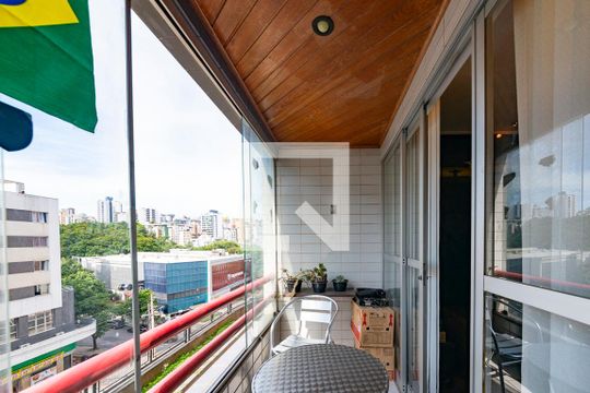 Varanda da Sala de apartamento para alugar com 3 quartos, 98m² em Buritis, Belo Horizonte