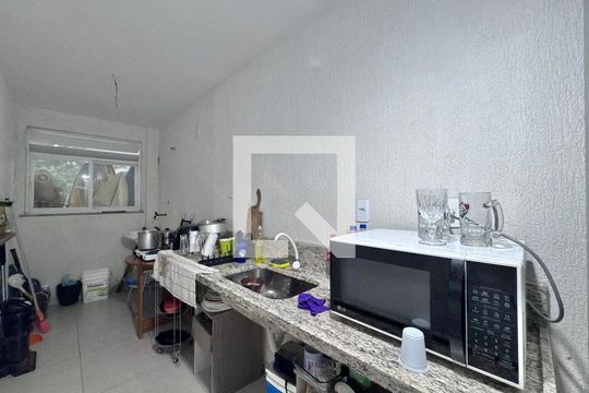 Cozinha e Área de Serviço de apartamento à venda com 2 quartos, 58m² em Vargem Grande, Rio de Janeiro