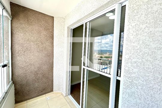 Varanda da Sala de apartamento à venda com 2 quartos, 55m² em Vila das Bandeiras, Guarulhos